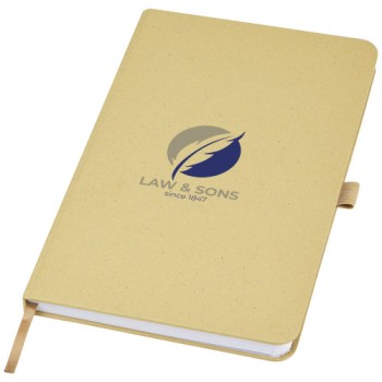 Blocco note con copertina rigida in carta crush Fabianna