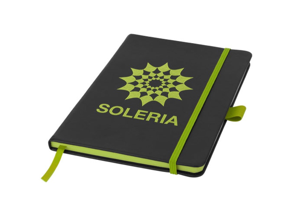 Blocco note formato A5 con copertina rigida Colour-edge
