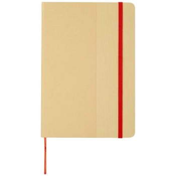 Blocco note formato A5 con copertina rigida di cartone riciclato Nelida