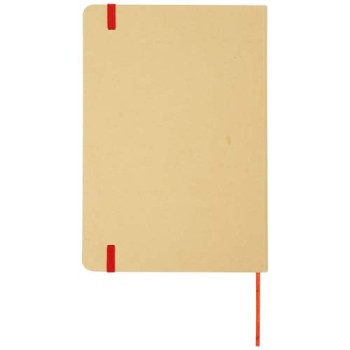 Blocco note formato A5 con copertina rigida di cartone riciclato Nelida