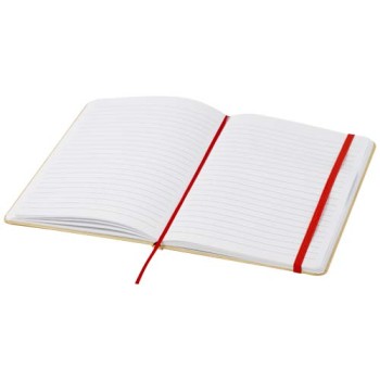 Blocco note formato A5 con copertina rigida di cartone riciclato Nelida