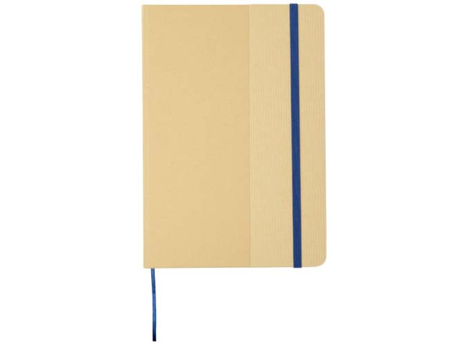Blocco note formato A5 con copertina rigida di cartone riciclato Nelida