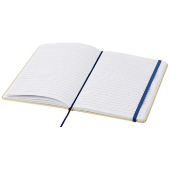 Blocco note formato A5 con copertina rigida di cartone riciclato Nelida