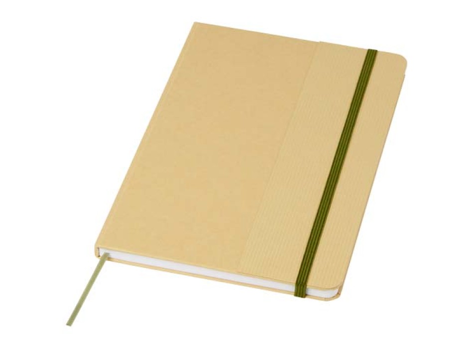 Blocco note formato A5 con copertina rigida di cartone riciclato Nelida