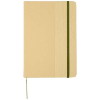 Blocco note formato A5 con copertina rigida di cartone riciclato Nelida