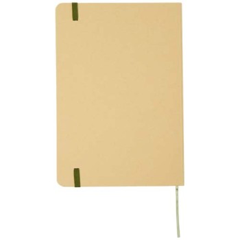Blocco note formato A5 con copertina rigida di cartone riciclato Nelida