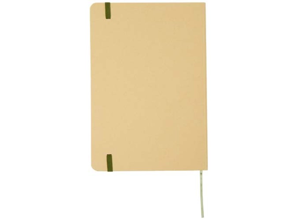 Blocco note formato A5 con copertina rigida di cartone riciclato Nelida
