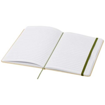 Blocco note formato A5 con copertina rigida di cartone riciclato Nelida