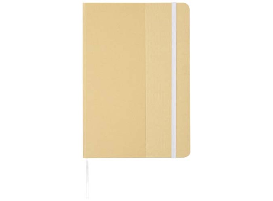Blocco note formato A5 con copertina rigida di cartone riciclato Nelida