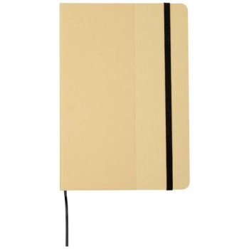 Blocco note formato A5 con copertina rigida di cartone riciclato Nelida