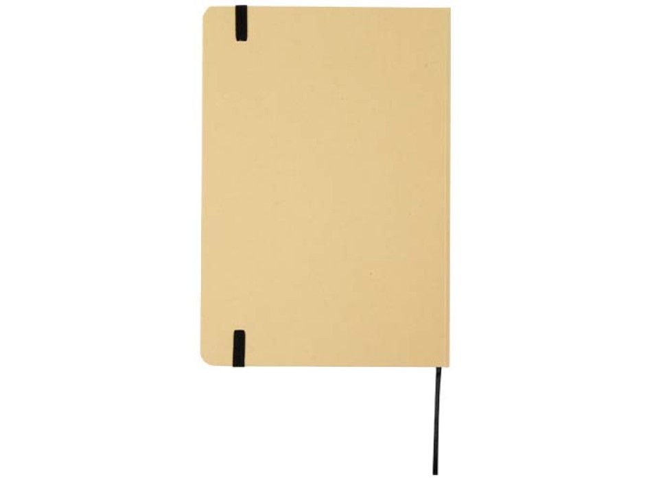 Blocco note formato A5 con copertina rigida di cartone riciclato Nelida