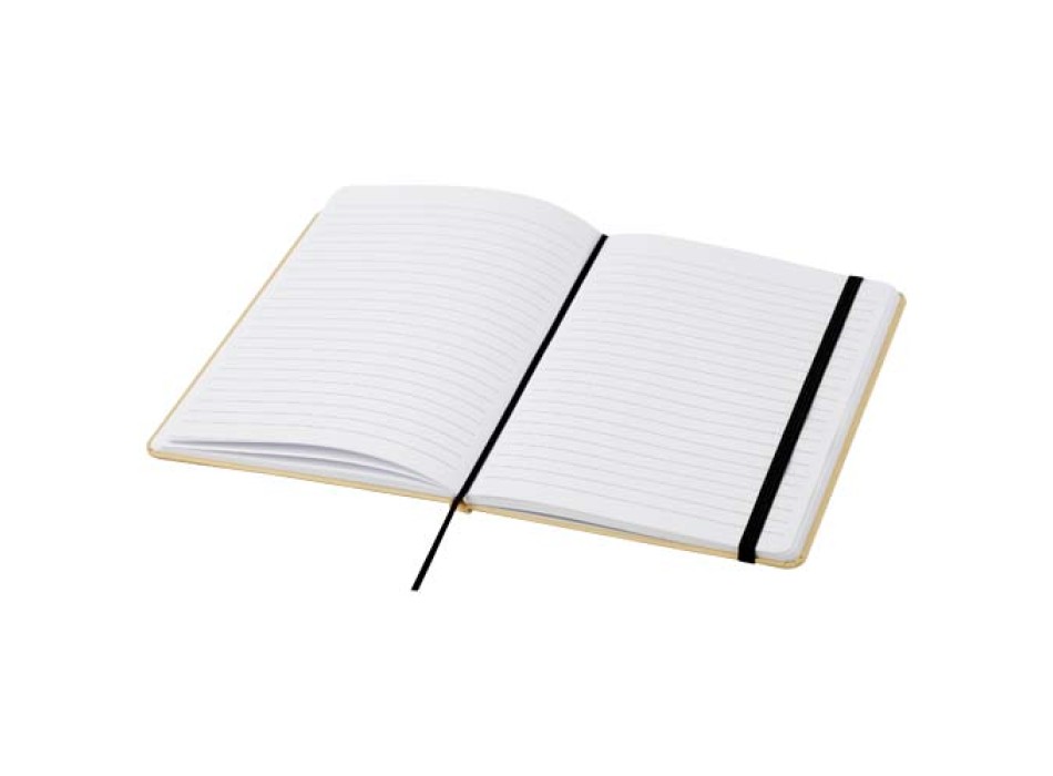Blocco note formato A5 con copertina rigida di cartone riciclato Nelida