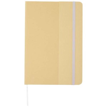 Blocco note formato A5 con copertina rigida di cartone riciclato Nelida