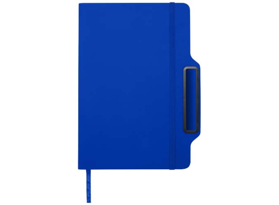 Blocco note formato A5 con copertina rigida e combinazione di penna e matita Nexus