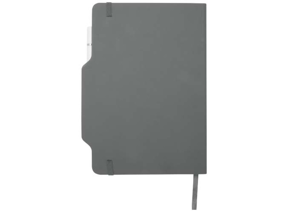 Blocco note formato A5 con copertina rigida e combinazione di penna e matita Nexus