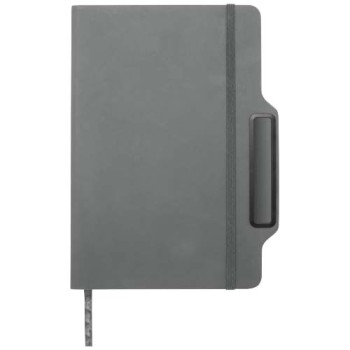 Blocco note formato A5 con copertina rigida e combinazione di penna e matita Nexus