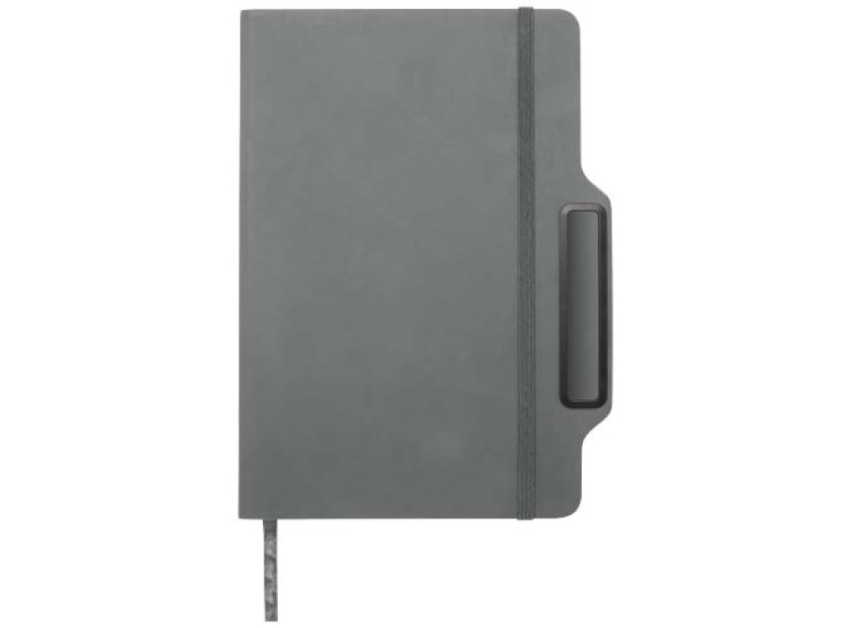 Blocco note formato A5 con copertina rigida e combinazione di penna e matita Nexus