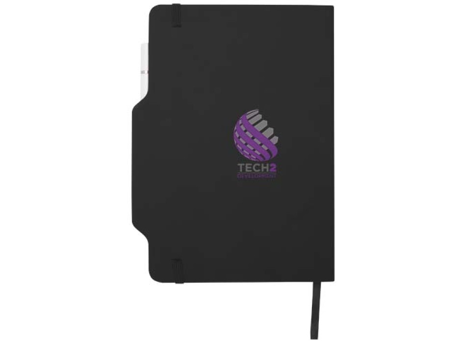 Blocco note formato A5 con copertina rigida e combinazione di penna e matita Nexus