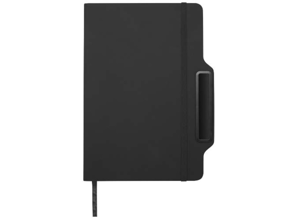 Blocco note formato A5 con copertina rigida e combinazione di penna e matita Nexus