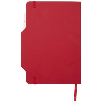 Blocco note formato A5 con copertina rigida e combinazione di penna e matita Nexus