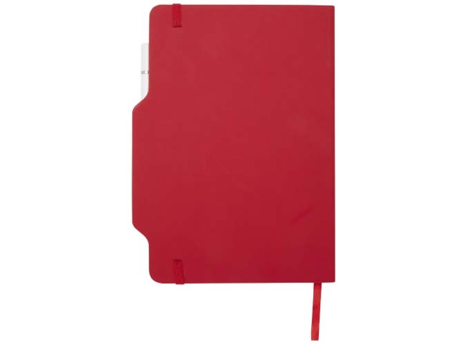 Blocco note formato A5 con copertina rigida e combinazione di penna e matita Nexus