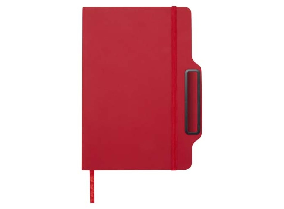 Blocco note formato A5 con copertina rigida e combinazione di penna e matita Nexus