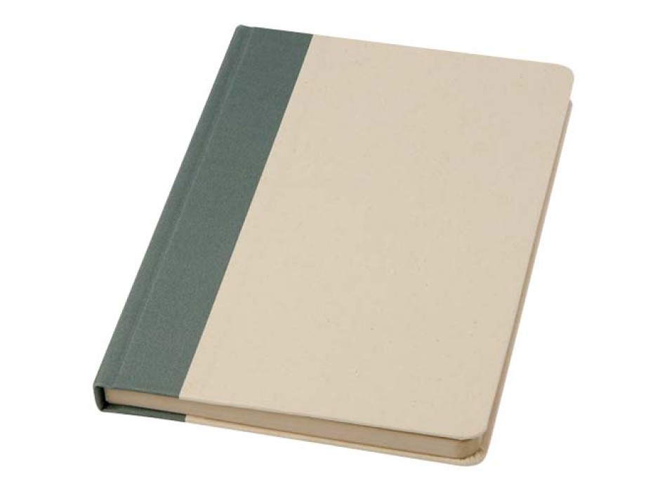 Blocco note formato A5 con copertina rigida in carta derivante dalla canna da zucchero Liliana