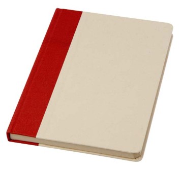 Blocco note formato A5 con copertina rigida in carta derivante dalla canna da zucchero Liliana