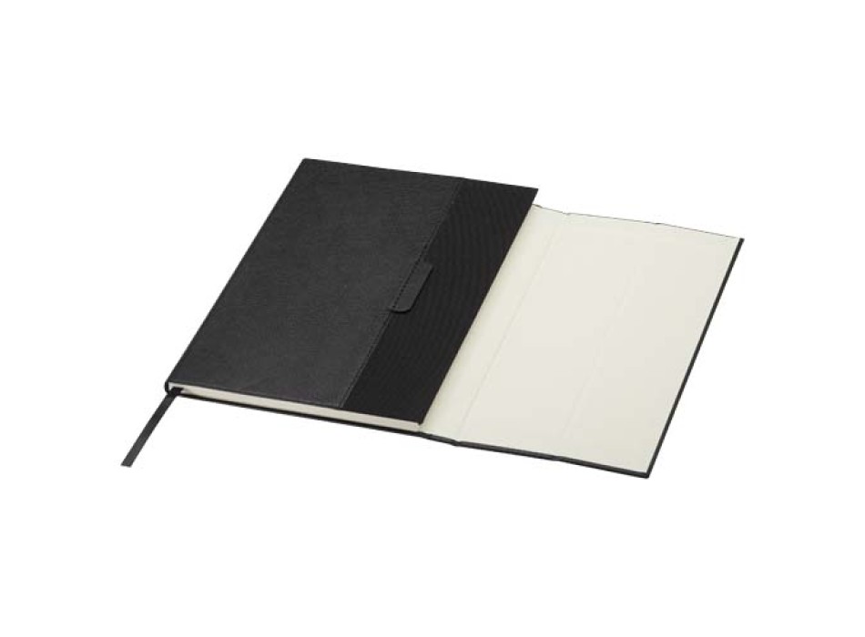 Blocco note formato A5 con copertina rigida in fibre di cuoio riciclate Alejandra