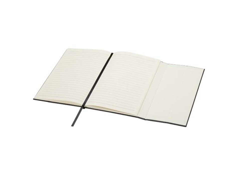 Blocco note formato A5 con copertina rigida in fibre di cuoio riciclate Alejandra