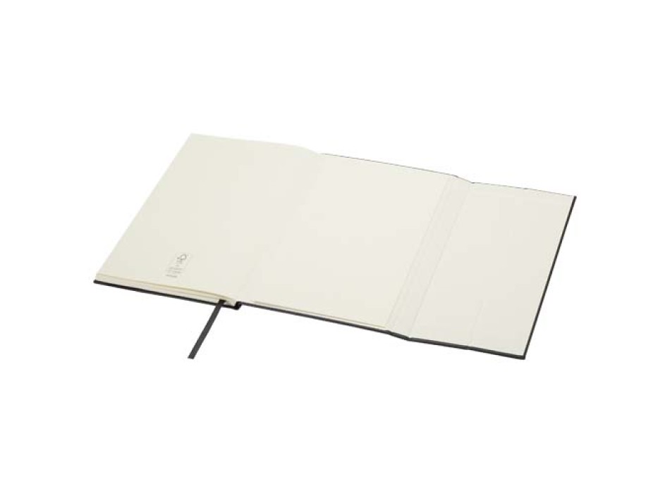 Blocco note formato A5 con copertina rigida in fibre di cuoio riciclate Alejandra