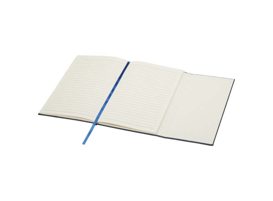 Blocco note formato A5 con copertina rigida in fibre di cuoio riciclate Alejandra