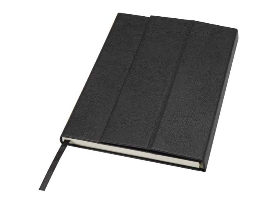 Blocco note formato A5 con copertina rigida in fibre di cuoio riciclate Alejandra