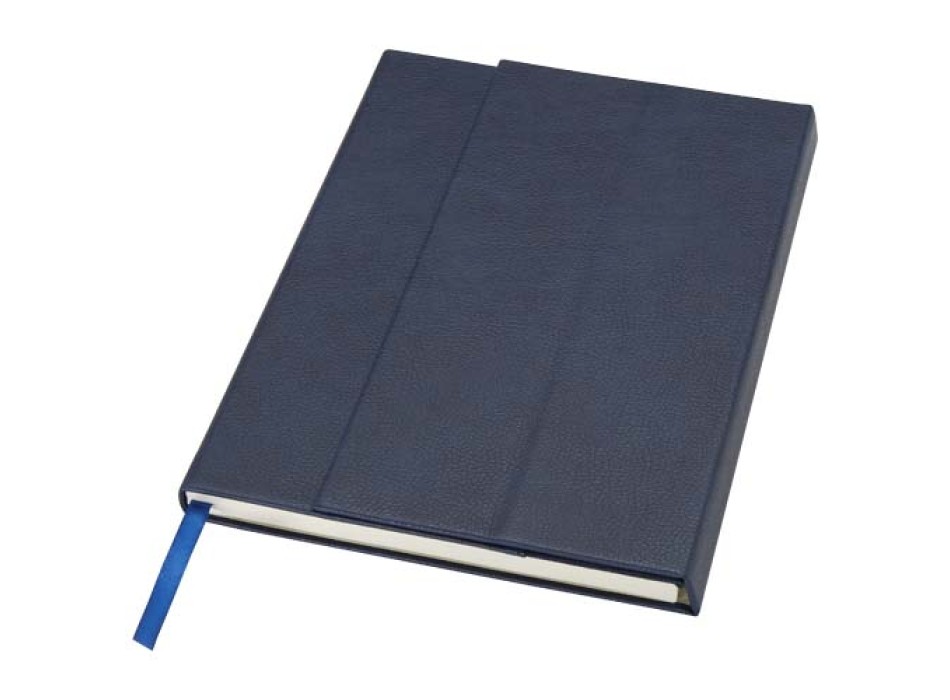Blocco note formato A5 con copertina rigida in fibre di cuoio riciclate Alejandra