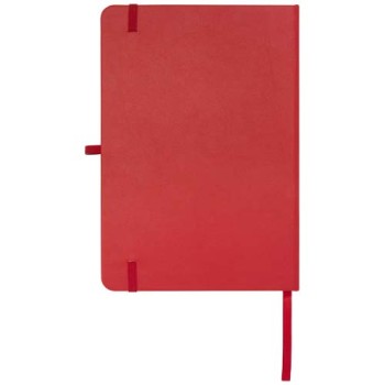 Blocco note formato A5 con copertina rigida in materiale riciclato e pagine a righe Teak