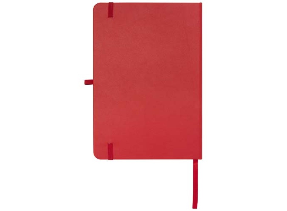 Blocco note formato A5 con copertina rigida in materiale riciclato e pagine a righe Teak