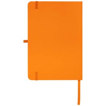 Blocco note formato A5 con copertina rigida in materiale riciclato e pagine a righe Teak