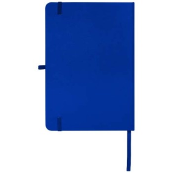 Blocco note formato A5 con copertina rigida in materiale riciclato e pagine a righe Teak
