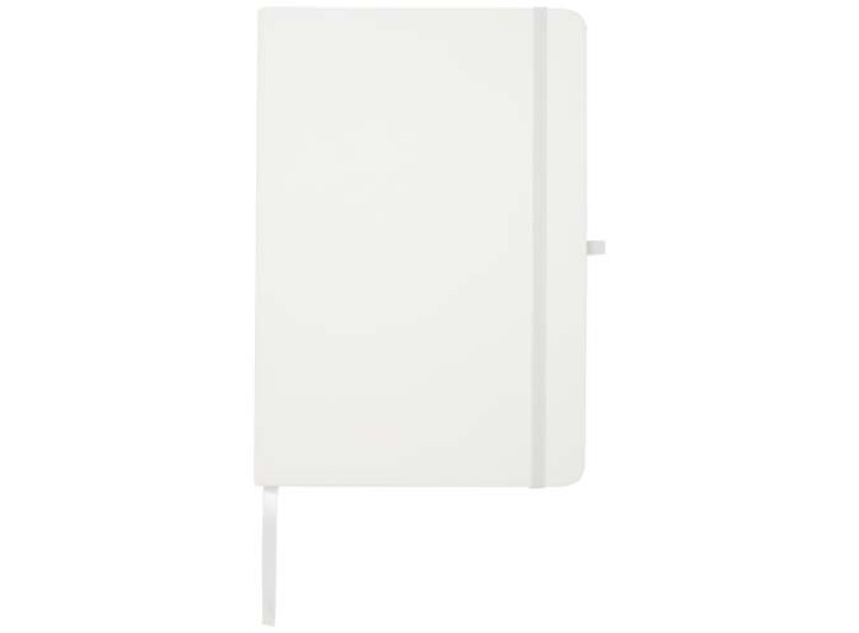 Blocco note formato A5 con copertina rigida in materiale riciclato e pagine a righe Teak