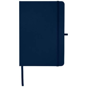 Blocco note formato A5 con copertina rigida in materiale riciclato e pagine a righe Teak