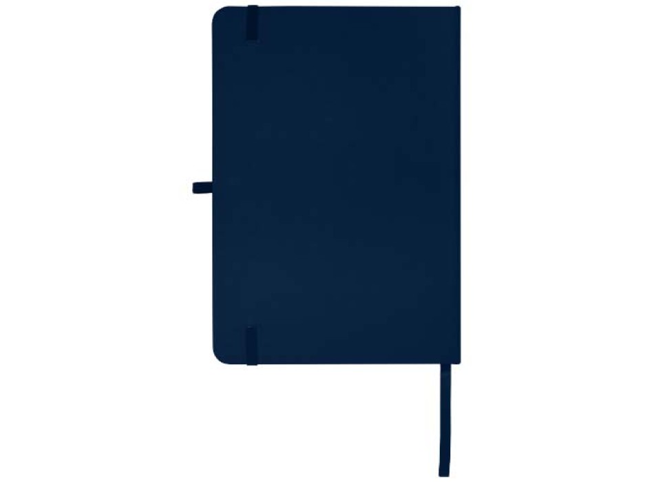 Blocco note formato A5 con copertina rigida in materiale riciclato e pagine a righe Teak