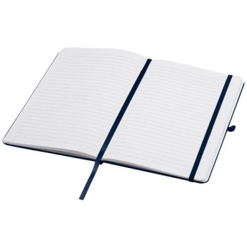 Blocco note formato A5 con copertina rigida in materiale riciclato e pagine a righe Teak