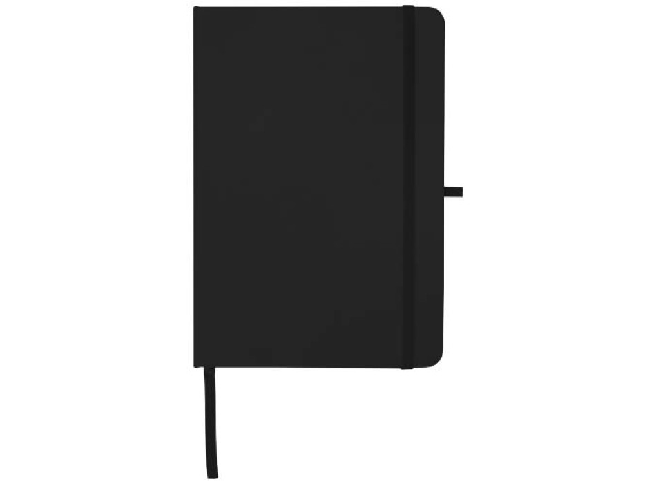 Blocco note formato A5 con copertina rigida in materiale riciclato e pagine a righe Teak
