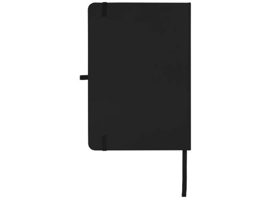 Blocco note formato A5 con copertina rigida in materiale riciclato e pagine a righe Teak
