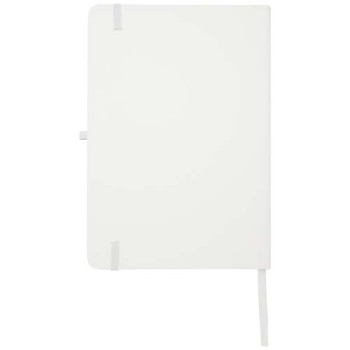 Blocco note formato A5 con copertina rigida in materiale riciclato e pagine a righe Teak