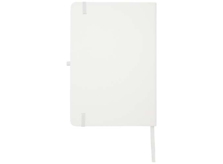 Blocco note formato A5 con copertina rigida in materiale riciclato e pagine a righe Teak