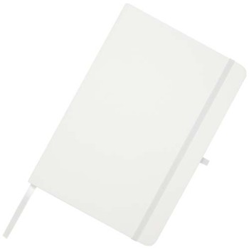 Blocco note formato A5 con copertina rigida in materiale riciclato e pagine a righe Teak
