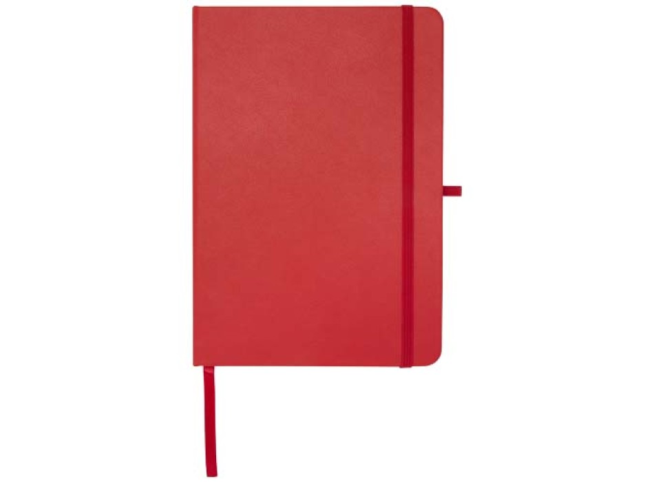 Blocco note formato A5 con copertina rigida in materiale riciclato e pagine a righe Teak