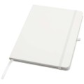 Blocco note formato A5 con copertina rigida in materiale riciclato e pagine a righe Teak
