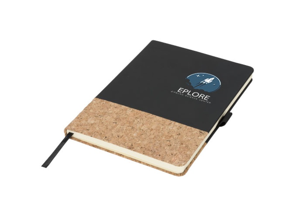 Blocco note formato A5 in TPU e sughero Evora